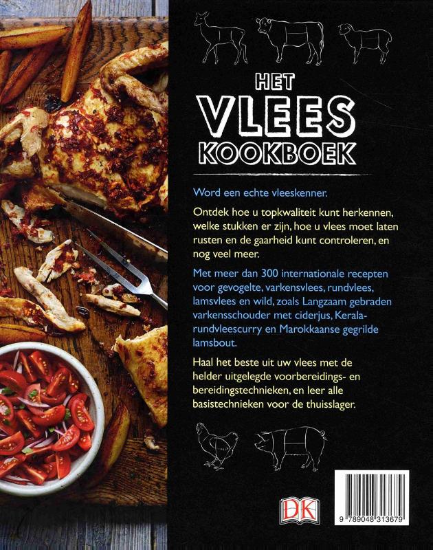 Het vleeskookboek achterkant