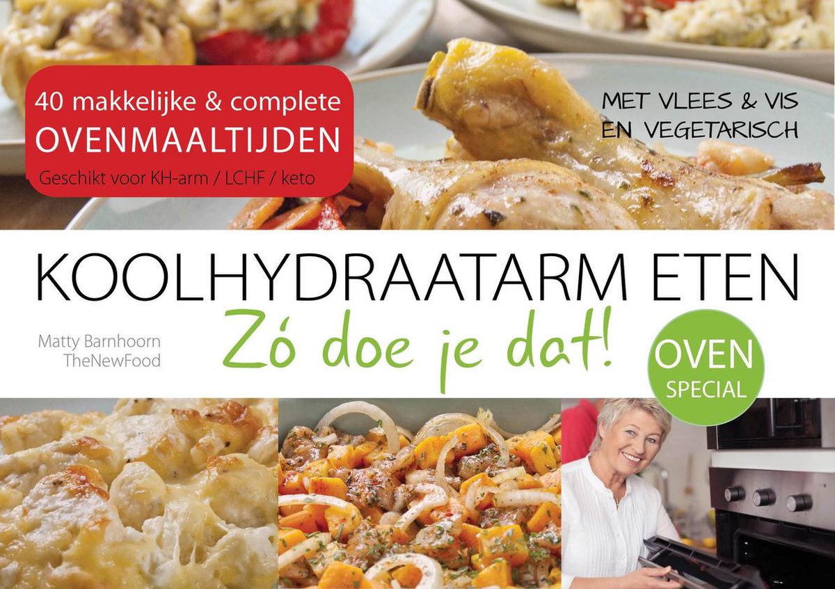 boekenbalie_9789082632521_cover 40 x koolhydraatarme ovenmaaltijden / Koolhydraatarm eten Zó doe je dat! / 3