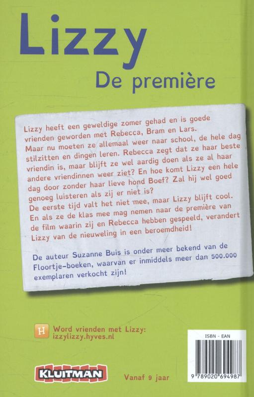 Lizzy - De premiere achterkant