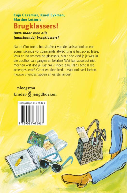 Kinderboeken Ploegsma - Brugklassers (pb). 12+ achterkant