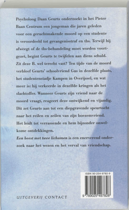 Een beest met twee lichamen Een beest met twee lichamen achterkant