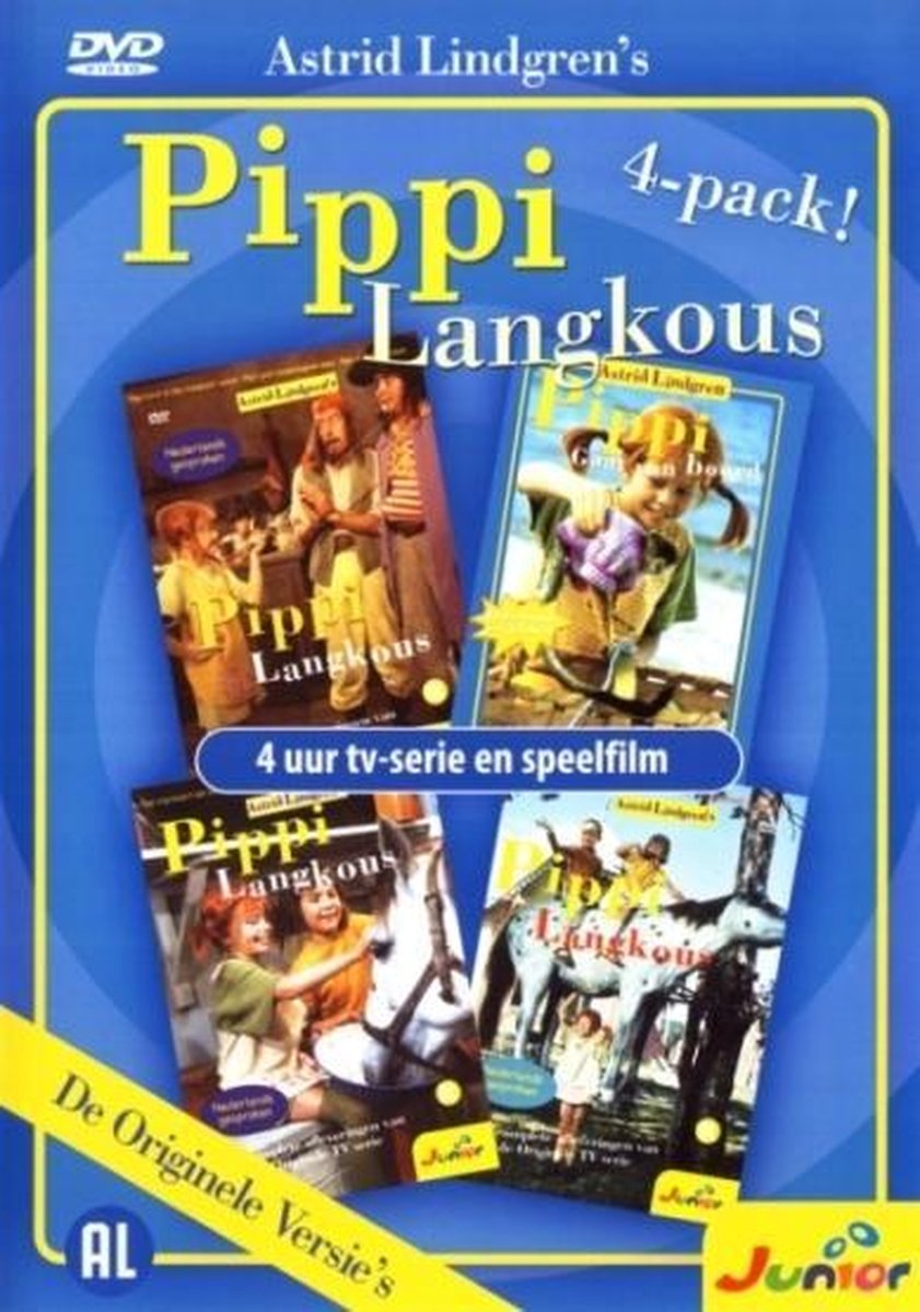 Pippi Langkous Tv-Serie 4-Pack