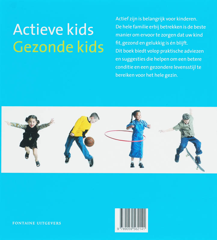 Actieve kids Gezonde kids achterkant