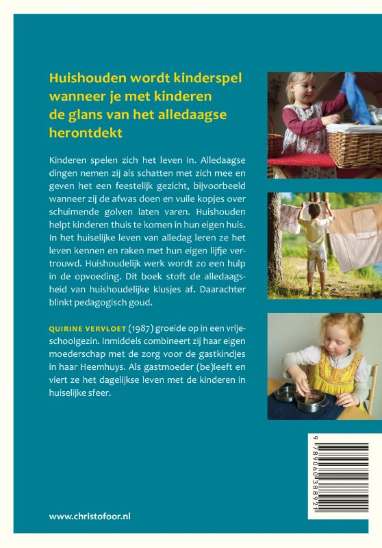 Een kind wil de was doen / Opgroeien achterkant