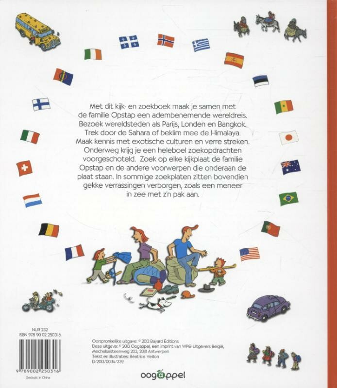De grote reis rond de wereld achterkant