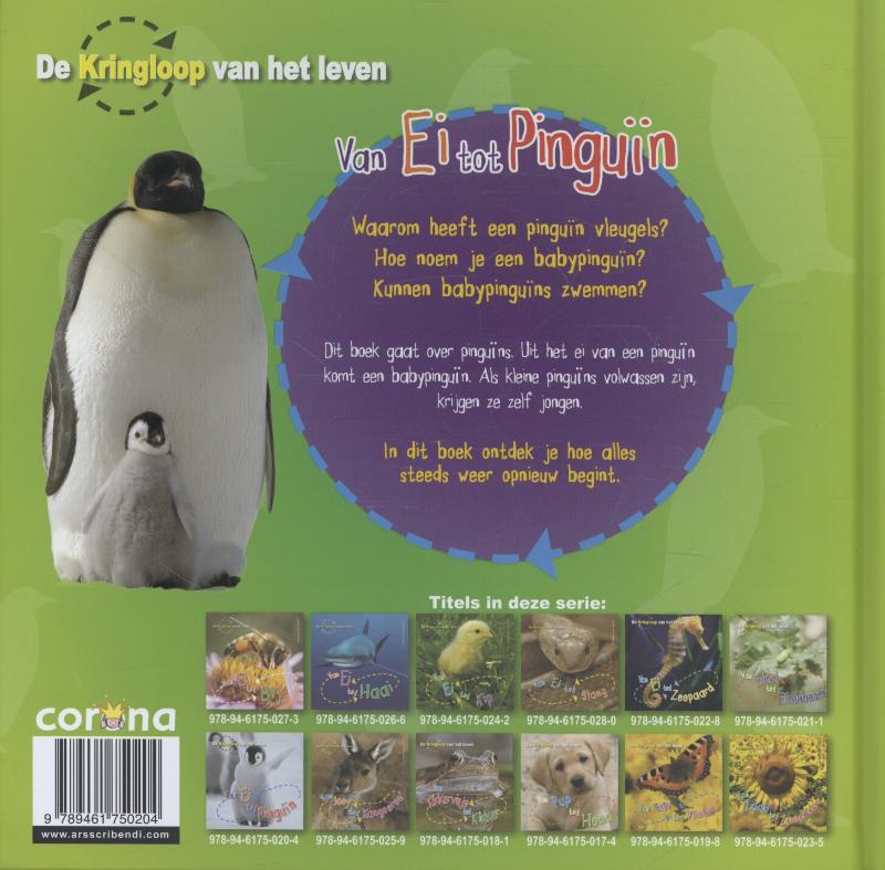 Van ei tot pinguin / De Kringloop van het Leven achterkant