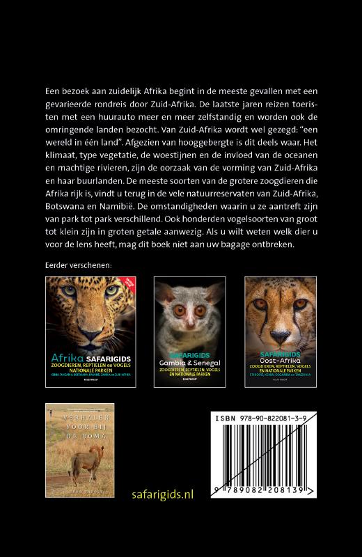 Safarigids Zuidelijk Afrika / Safarigids / 4 achterkant