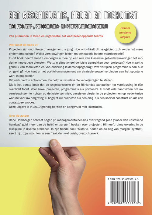 Een geschiedenis, heden en toekomst van project-, programma- en portfoliomanagement achterkant