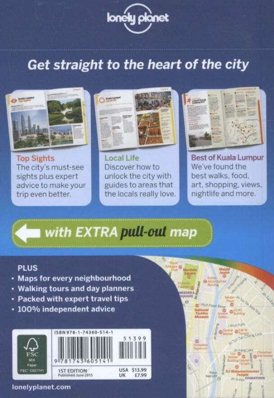 Lonely Planet Pocket Kuala Lumpur dr 1 achterkant