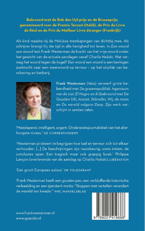 Een woord een woord achterkant
