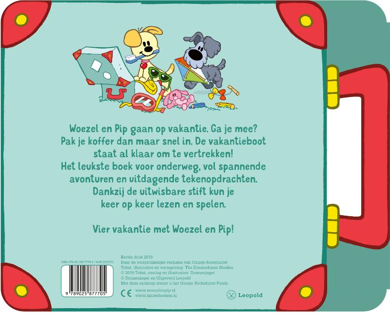 Woezel & Pip gaan op vakantie! / Woezel & Pip achterkant