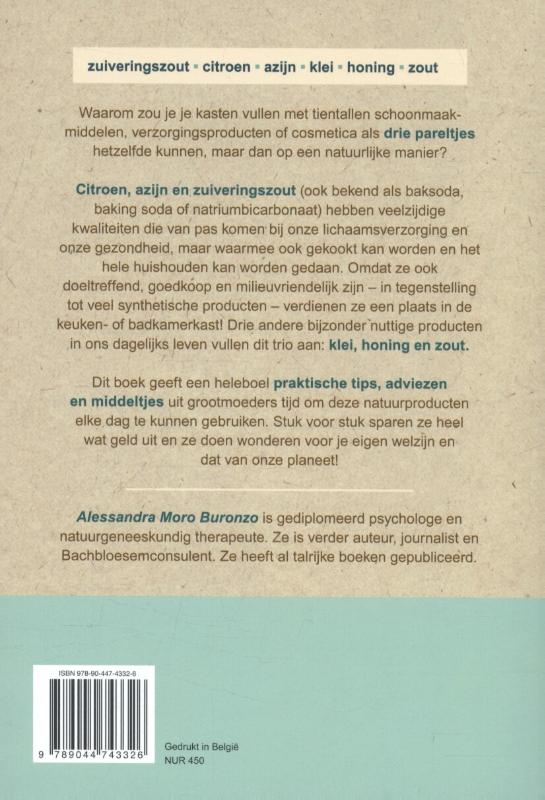 De 6 natuurlijke wondermiddelen voor dagelijks gebruik De 6 natuurlijke wondermiddelen voor dagelijks gebruik achterkant