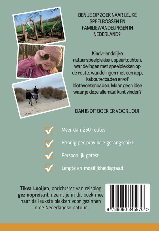 250+ speelbossen en familiewandelingen in Nederland / De natuur in achterkant