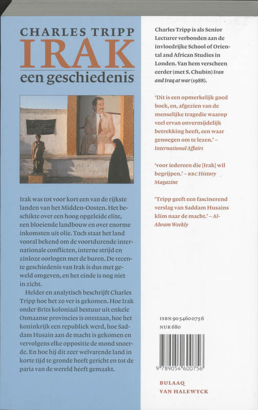 Irak, een geschiedenis Irak, een geschiedenis achterkant