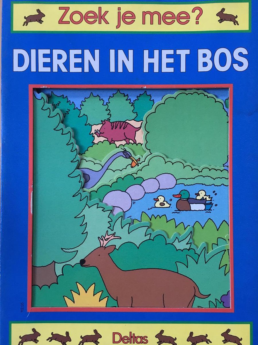Zoek je mee dieren in het bos
