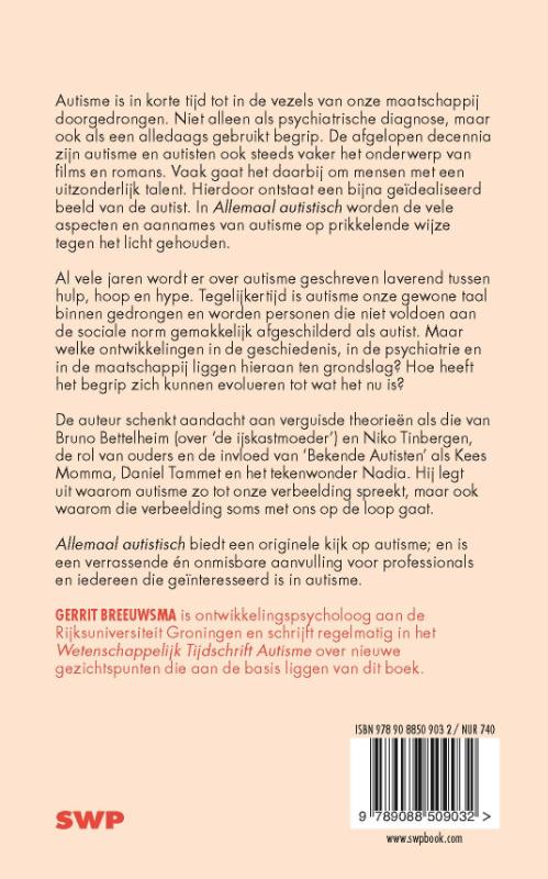 Allemaal autistisch achterkant