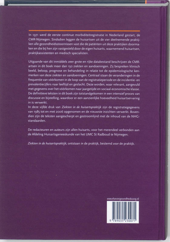 Ziekten in de huisartspraktijk Ziekten in de huisartspraktijk achterkant