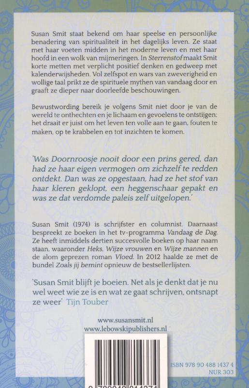 Sterrenstof Sterrenstof achterkant