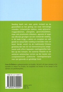 Gezonde hondenvoeding achterkant