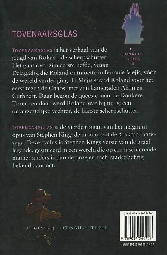 Tovenaarsglas / De donkere toren / 4 achterkant