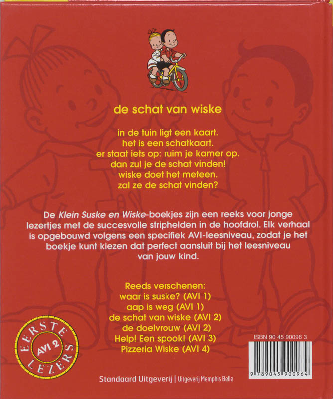 Klein Suske En Wiske / De Schat Van Wiske Avi 2 achterkant