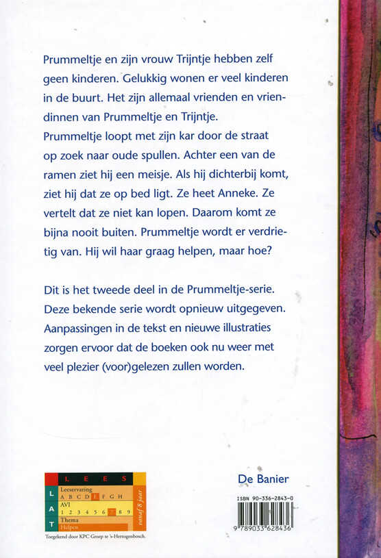 PRUMMELTJE HEEFT EEN PLAN    Pr2 achterkant