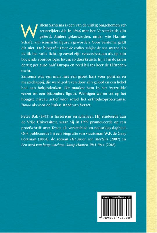 Door de tralies schijnt de zon achterkant
