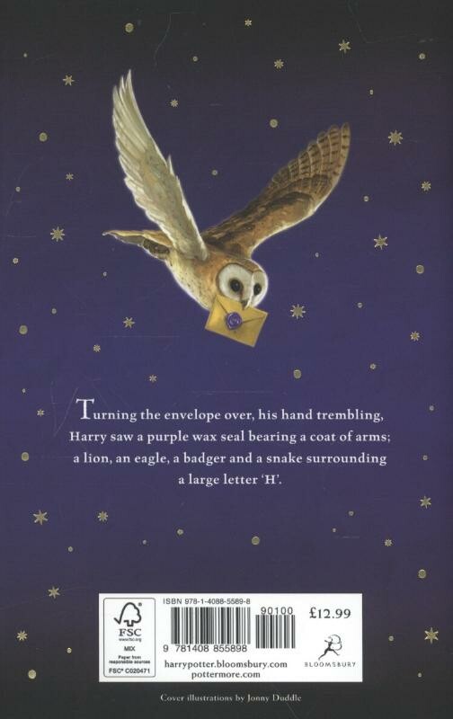 Harry Potter and the philosopher's stone / Harry Potter / 1 achterkant