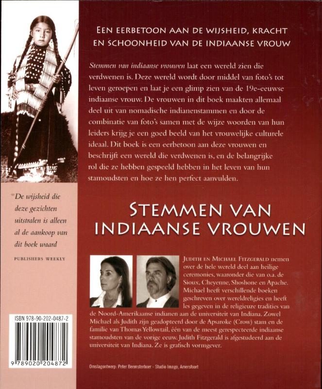 Stemmen van Indiaanse vrouwen achterkant