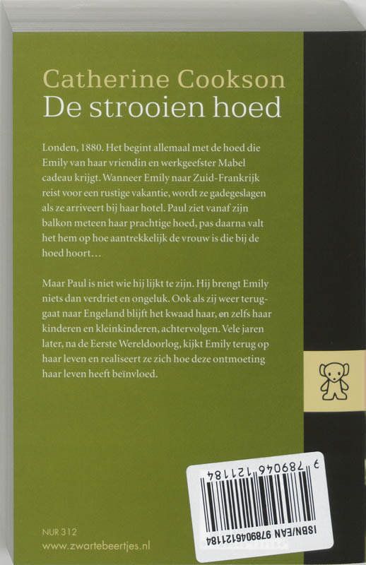 De strooien hoed achterkant