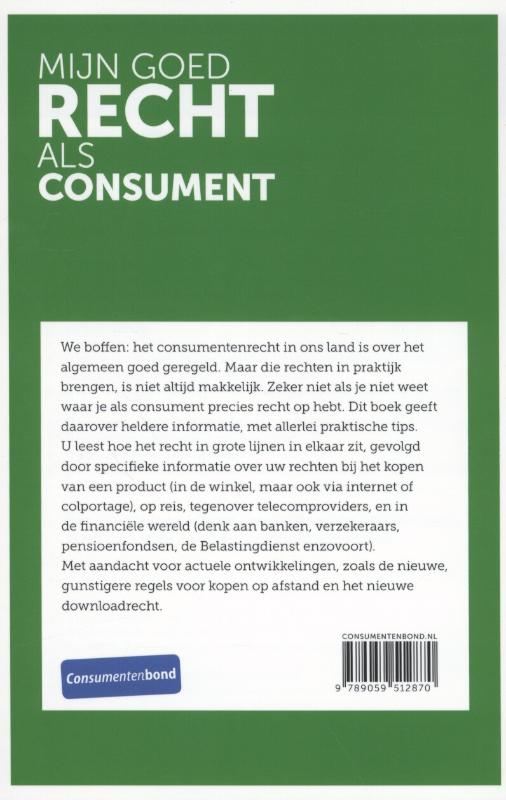 Mijn goed recht als consument achterkant