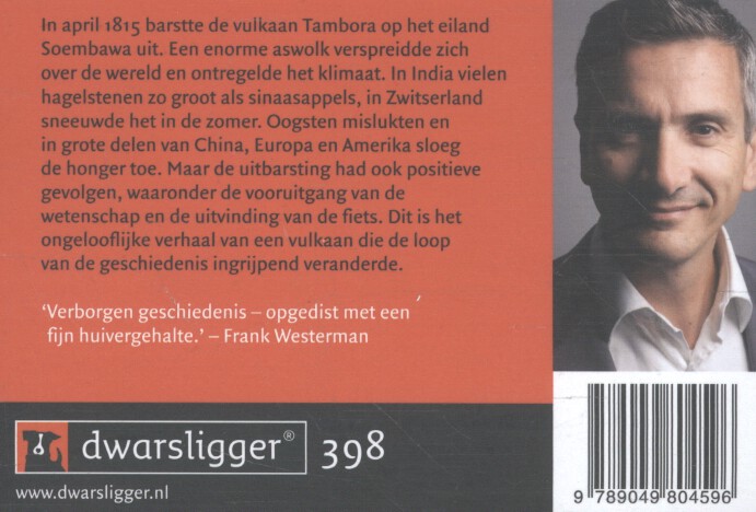 De schaduw van Tambora achterkant