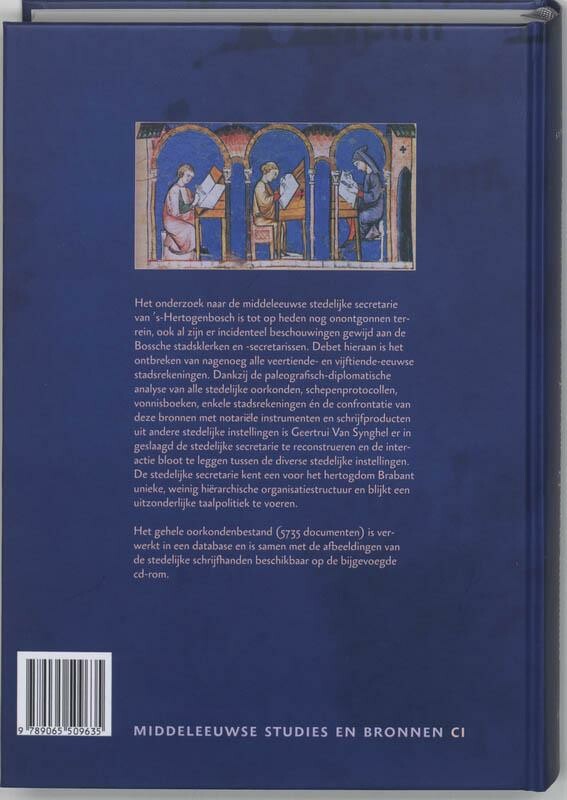 Actum in camera scriptorum oppidi de Buscoducis / Middeleeuwse studies en bronnen / 101 achterkant