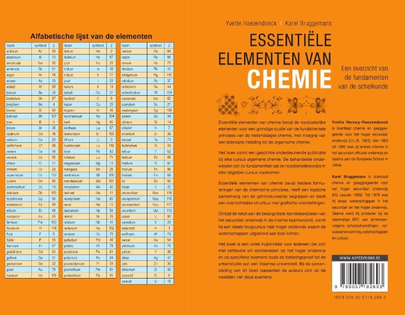 Essentiële elementen van chemie achterkant