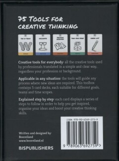 75 tools for creative thinking achterkant