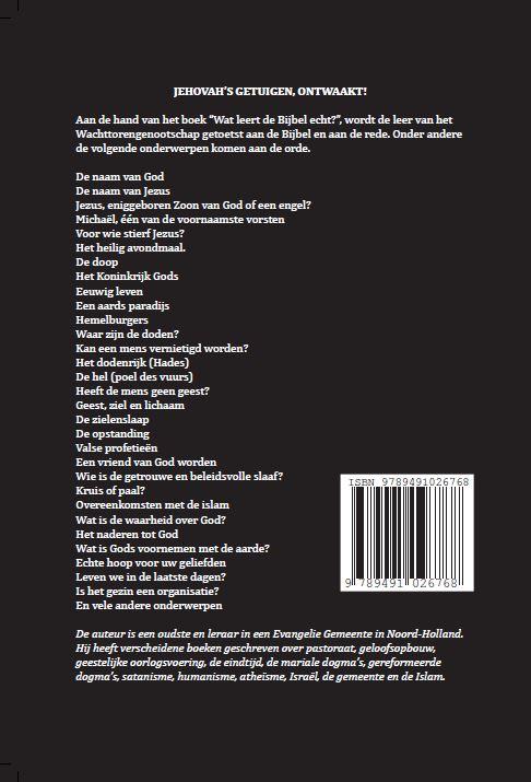 Jehovah's getuigen, ontwaakt! achterkant