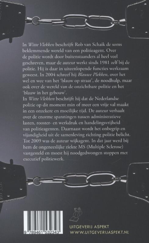 Witte vlekken achterkant