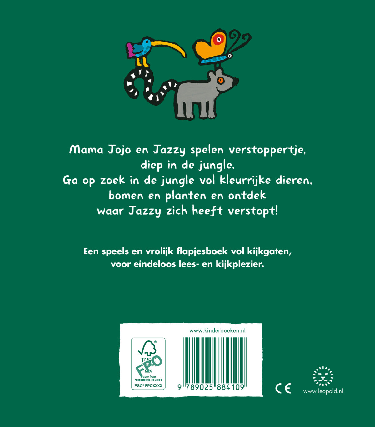 Jazzy in de jungle achterkant