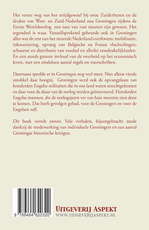 Groningen en de Eerste Wereldoorlog achterkant