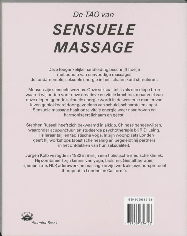 De Tao Van Sensuele Massage achterkant