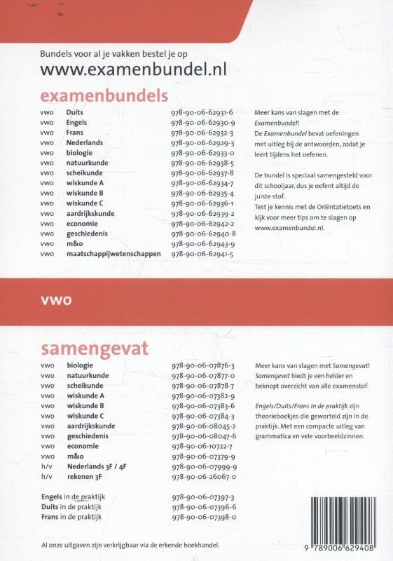 Examenbundel vwo Geschiedenis 2016/2017 achterkant