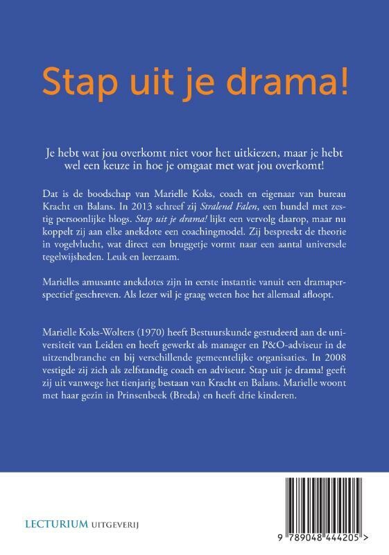 Stap uit je drama! achterkant