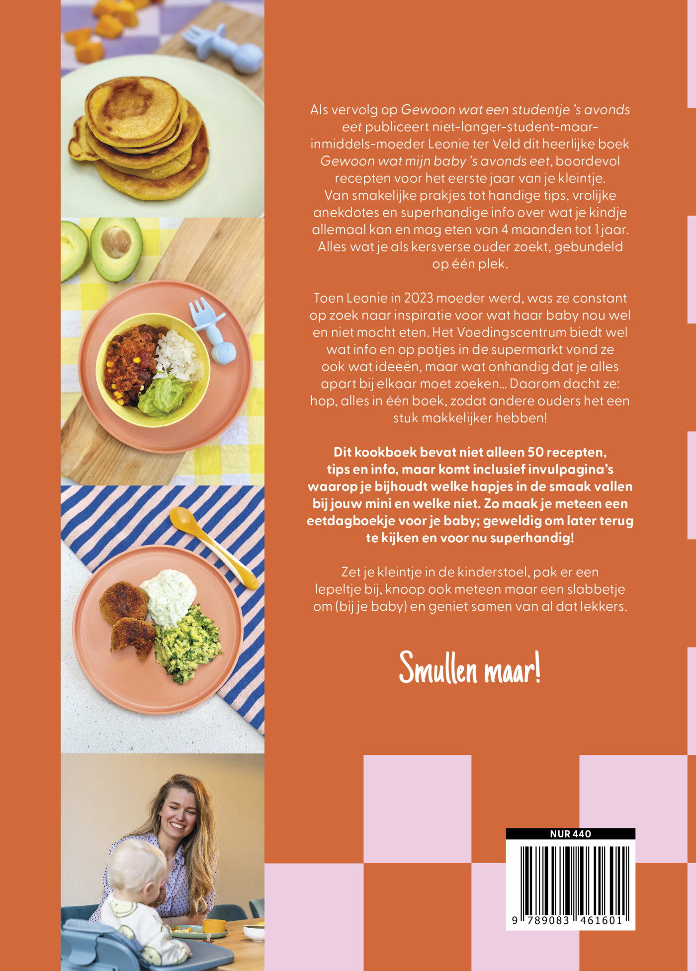 Gewoon wat mijn baby 's avonds eet achterkant