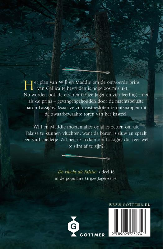 De vlucht uit Falaise / De Grijze Jager / 16 achterkant