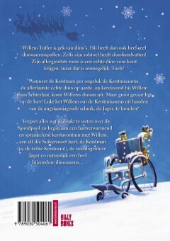 De Kerstmisaurus achterkant