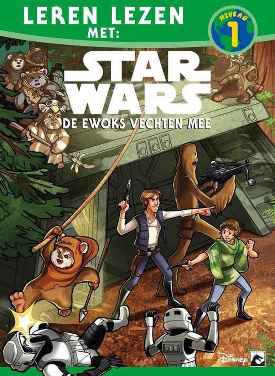 boekenbalie_9789463730006_cover Ewoks helpen mee / leren lezen niveau 1 / Star Wars