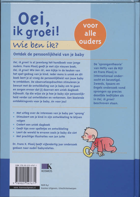 Wie ben ik? / Oei, ik groei! Wie ben ik? / Oei, ik groei! achterkant