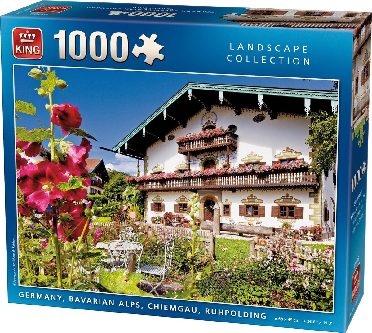 Clementoni Puzzel 1000 stukjes Chiemgau