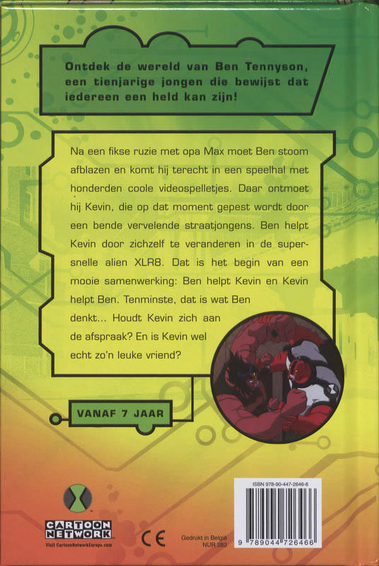 Ben 10 verhalenboek / 11 kevin valt aan achterkant