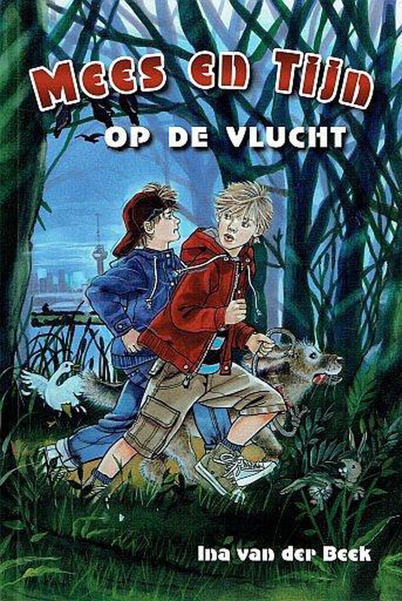 Mees en tijn op de vlucht